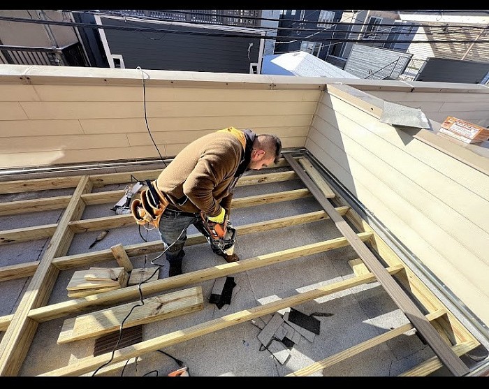 roof top decking Installation
